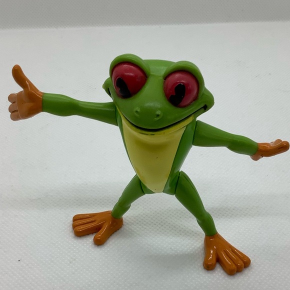 Rainforest Cafe Cha Cha The Red Eyes Tree Frog Action Figure - Picture 8 of 14